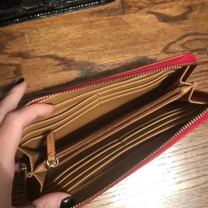 kate spade Bags - black kate spade wallet & red fossil wallet kate spade Bags - black kate spade wallet & red fossil wallet